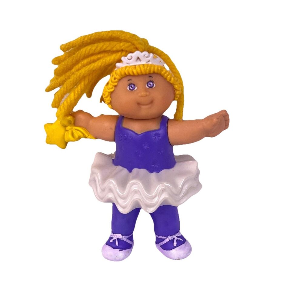 Vintage 1992 McDonald's Happy Meal Cabbage Patch Kids Ballerina 3" Figurine Doll